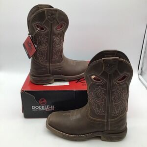 Phantom Rider Double H Womens Ari Composite Toe Western Roper Boots Size 6.5 NEW